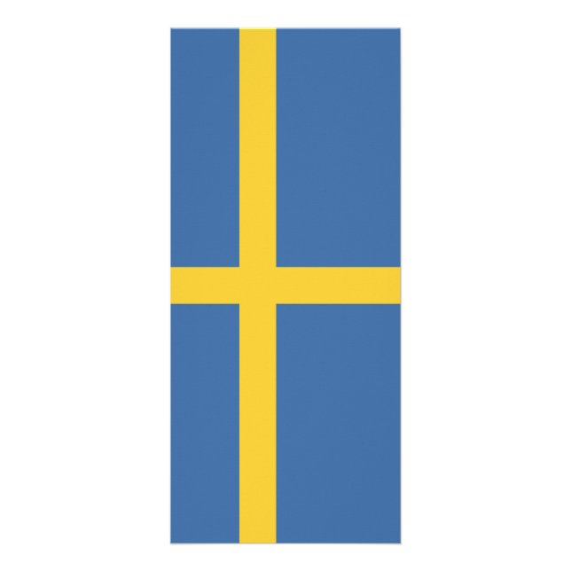 Tarjeta Publicitaria Bandera de Suecia (Frente)