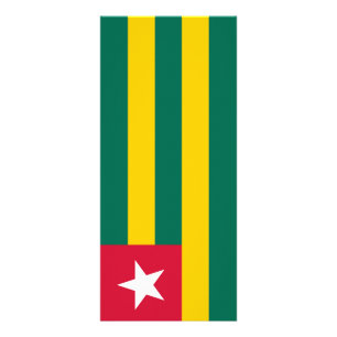 Tarjeta Publicitaria Bandera de Togo