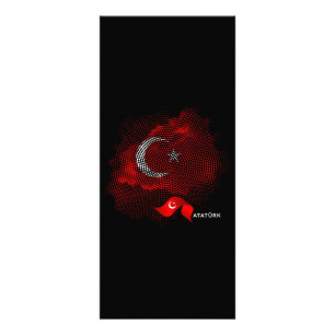 Tarjeta Publicitaria Bandera de Turquía
