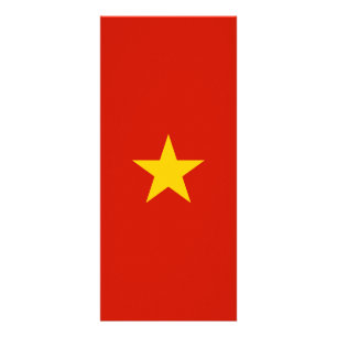 Tarjeta Publicitaria Bandera de Vietnam