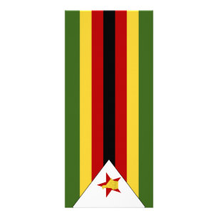 Tarjeta Publicitaria Bandera de Zimbabue