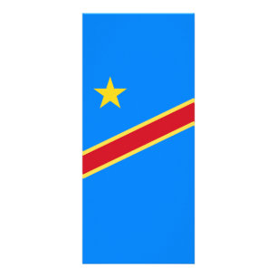Tarjeta Publicitaria Bandera del Congo