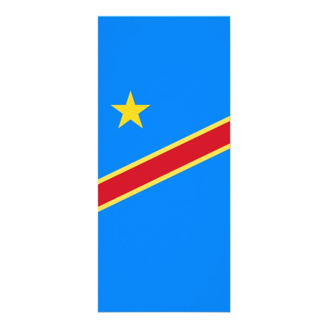 Tarjeta Publicitaria Bandera del Congo (Frente)