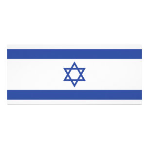 Tarjeta Publicitaria Bandera del Estado de Israel, Estrella de David Ju