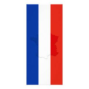 Tarjeta Publicitaria Bandera francesa