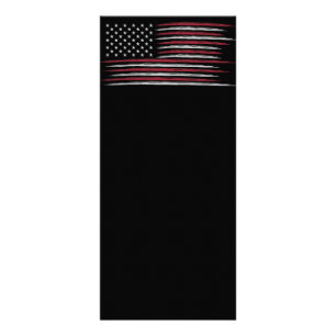Tarjeta Publicitaria Bandera Grunge de Estados Unidos