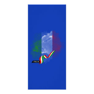 Tarjeta Publicitaria bandera italiana