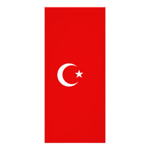 Tarjeta Publicitaria Bandera turca