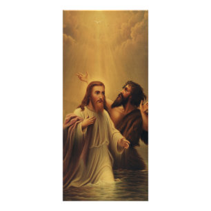Tarjeta Publicitaria Bautismo de Jesucristo