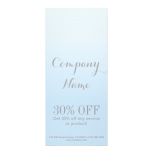 Tarjeta Publicitaria belleza lindo Cosmetología SPA moda giratoria azul