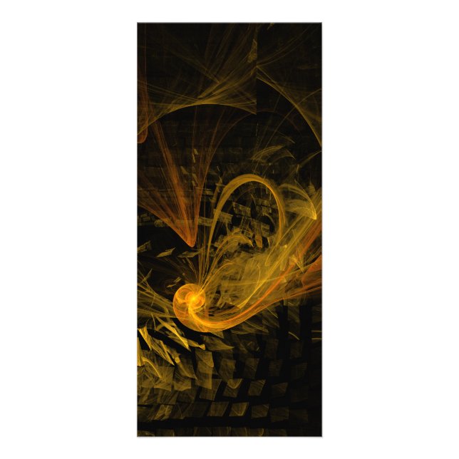 Tarjeta Publicitaria Breaking Point Abstract Art Rack Card (Frente)