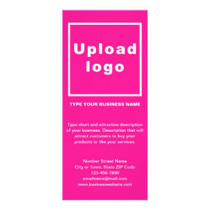Tarjeta Publicitaria Business Pink Rack Card