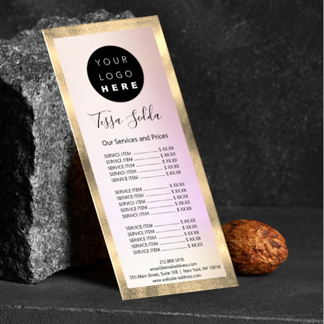 Tarjeta Publicitaria Cabina de maquillaje de pelo Cuidados de piel Logo (Subido por el creador)