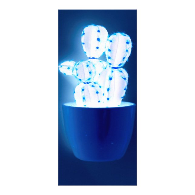 Tarjeta Publicitaria Cactus azules (Frente)