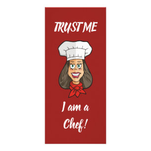 Tarjeta Publicitaria Chef femenino