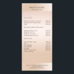 Tarjeta Publicitaria Color de piel beige mínimo moderno<br><div class="desc">Negocios modernos,  minimalistas,  beige. Diseñado para diseñadores,  estilistas,  salones,  peluqueros y maquilladores,  artistas de uñas y azotes,  centro de bienestar y editar la tarjeta introduciendo sus datos. Puede seleccionar el tipo de letra,  el color y la posición individualmente mediante "personalización adicional".</div>