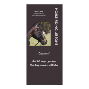 Tarjeta Publicitaria Comercialización de caballos