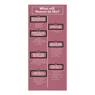 Tarjeta Publicitaria ¿Cómo será el cielo?