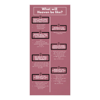 Tarjeta Publicitaria ¿Cómo será el cielo?