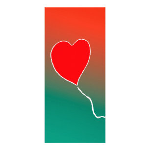 Tarjeta Publicitaria Corazón volador