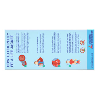 Tarjeta Publicitaria Cosas para saber sobre las chaquetas de vida Tarje