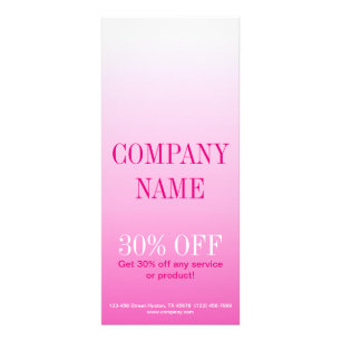 Tarjeta Publicitaria cosmetología de belleza minimalista rosa oscuro