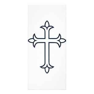 Tarjeta Publicitaria Cruz Cristiana Clásica Arte Minimalista Fino