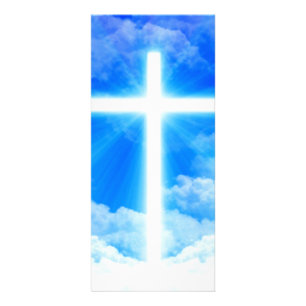 Tarjeta Publicitaria Cruz de la Luz Jesucristo Personalizable Cristiano