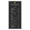 Cute Gold Heart Beauty Salon Price List 2
