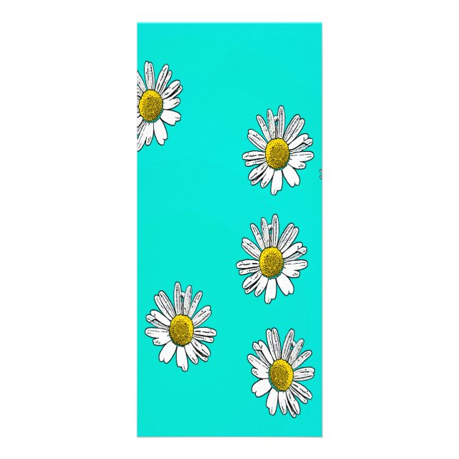 Tarjeta Publicitaria Daisies dibujado (Frente)