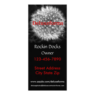 Tarjeta Publicitaria Dandelion Fuzz