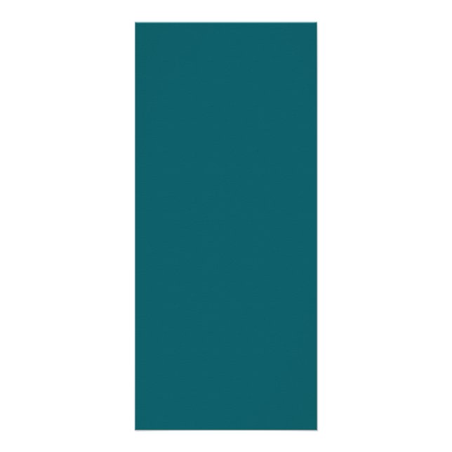 Tarjeta Publicitaria Dark Teal Rack Card (Frente)