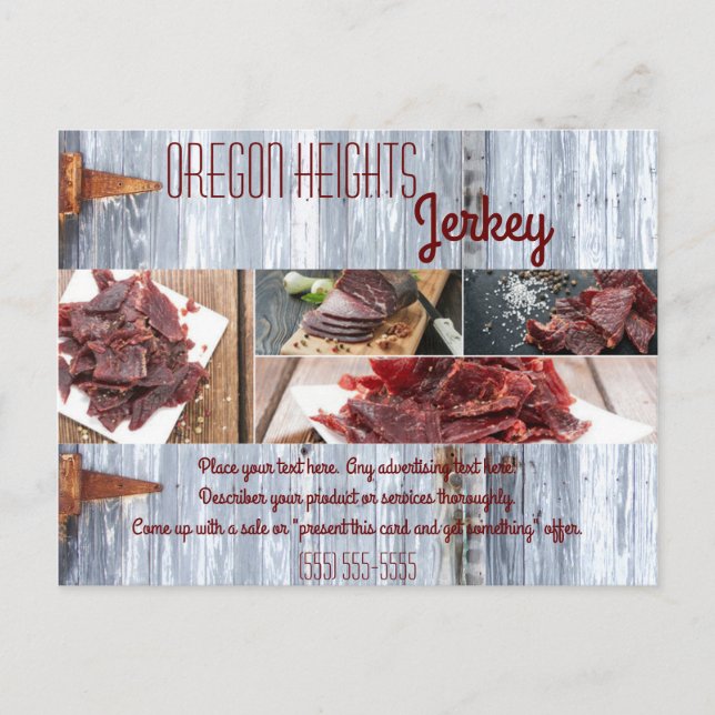 Tarjeta publicitaria de negocios Barn de madera de (Anverso)