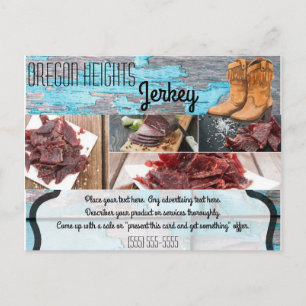 Tarjeta publicitaria de negocios Blue Wood Barn Do