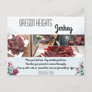 Tarjeta publicitaria de negocios Flores tropicales