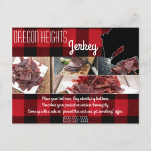 Tarjeta publicitaria de negocios Oso rojo de Buffa