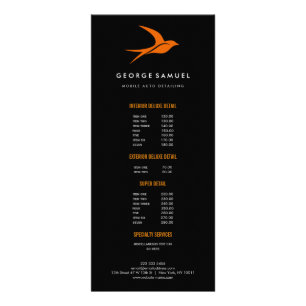 Tarjeta Publicitaria Detención automática Logotipo de la tienda de re