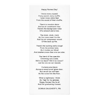 Tarjeta Publicitaria ¡Día feliz de las enfermeras!