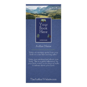 Tarjeta Publicitaria Dickens Inspired Book Promotion Rack Card