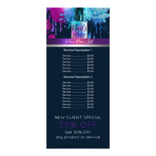 Tarjeta Publicitaria Diseño del esmalte de uñas del técnico del clavo