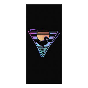 Tarjeta Publicitaria Duck Retro 80 EDM Synthwave Gift T-Shirt