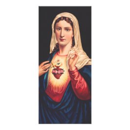 Tarjeta Publicitaria El corazón inmaculado de María