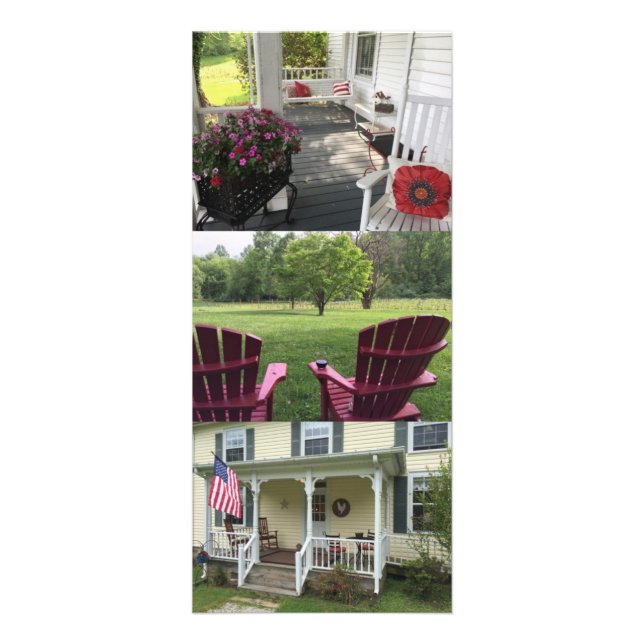 Tarjeta Publicitaria El estante de la casa de la huerta carda V.2 (Frente)