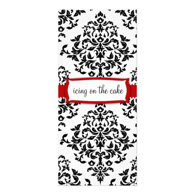 Tarjeta Publicitaria El helar de la cereza de la guinda del pastel 311 (Frente)