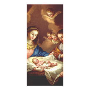 Tarjeta Publicitaria El Nacimiento de Jesucristo