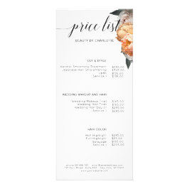 Tarjeta Publicitaria Elegante, moderno y floral Peony