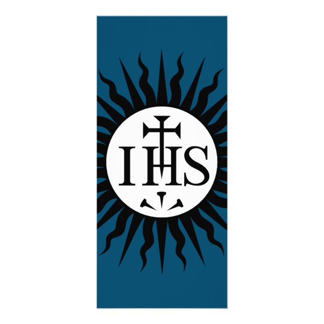 Tarjeta Publicitaria Emblema de la Sociedad de Jesús (Frente)