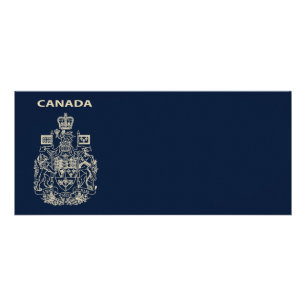 Tarjeta Publicitaria Emblema nacional de Canadá