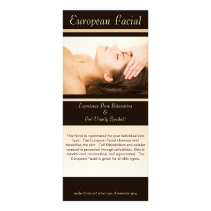 Tarjeta Publicitaria Facial europeo, Facial europeo, este facial i…