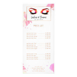 Tarjeta Publicitaria Flechas/Brotes de acuarelas creativas